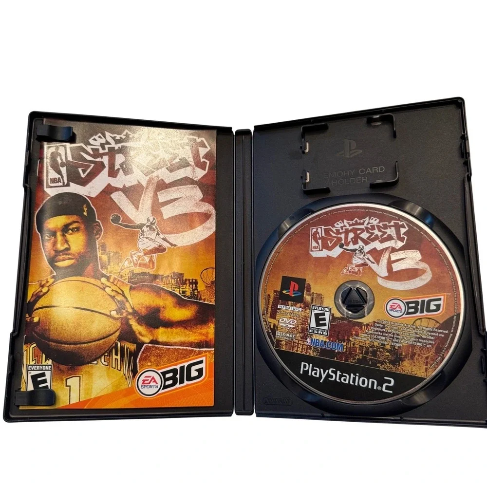 NBA Street Vol 3 PS2 Black Label CIB Complete Clean Disc NTSC EA Sports Untested